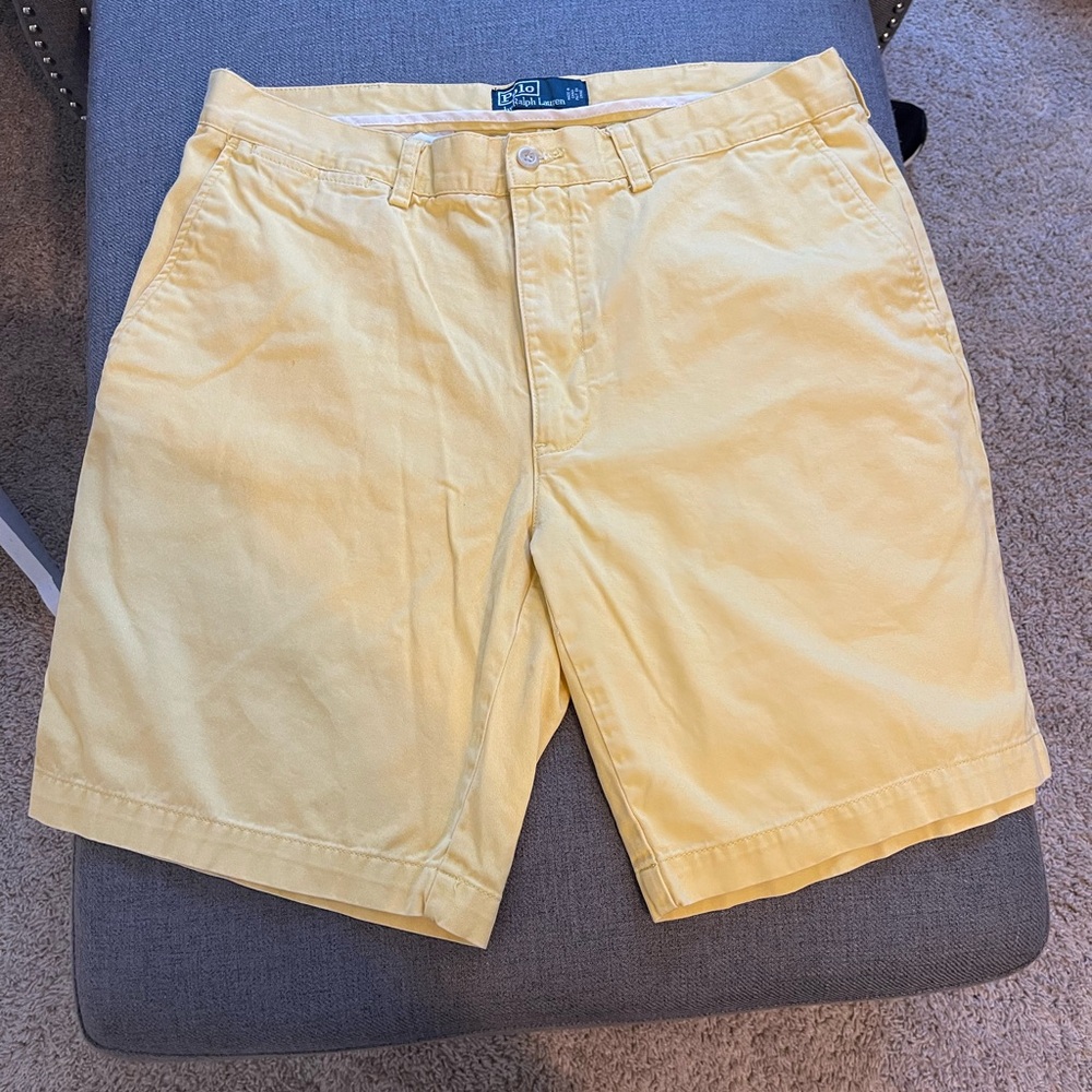 Ralph Lauren Polo Shorts yellow sz 36